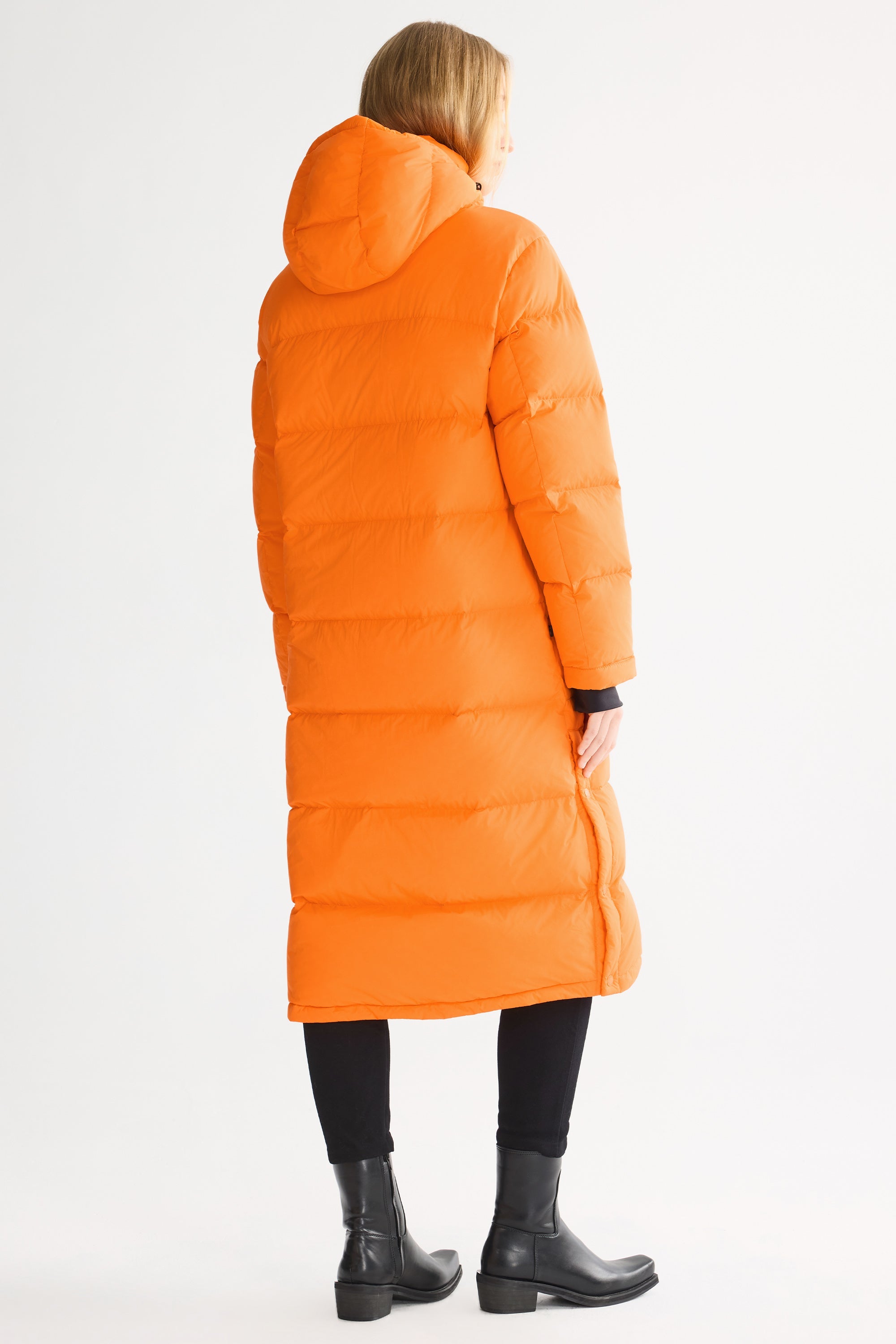Warm Hooded Long Puffer Coat