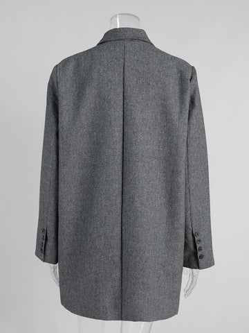 Classic Double Breasted Wool Coat