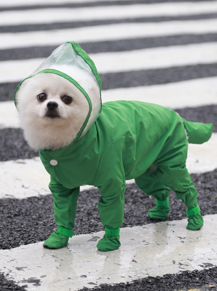 Waterproof Full Body Dog Raincoat