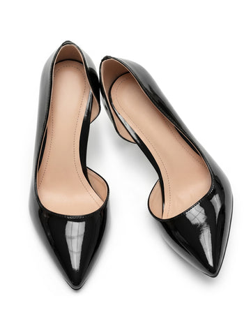 Classic Patent Pointed Toe Stiletto Heels