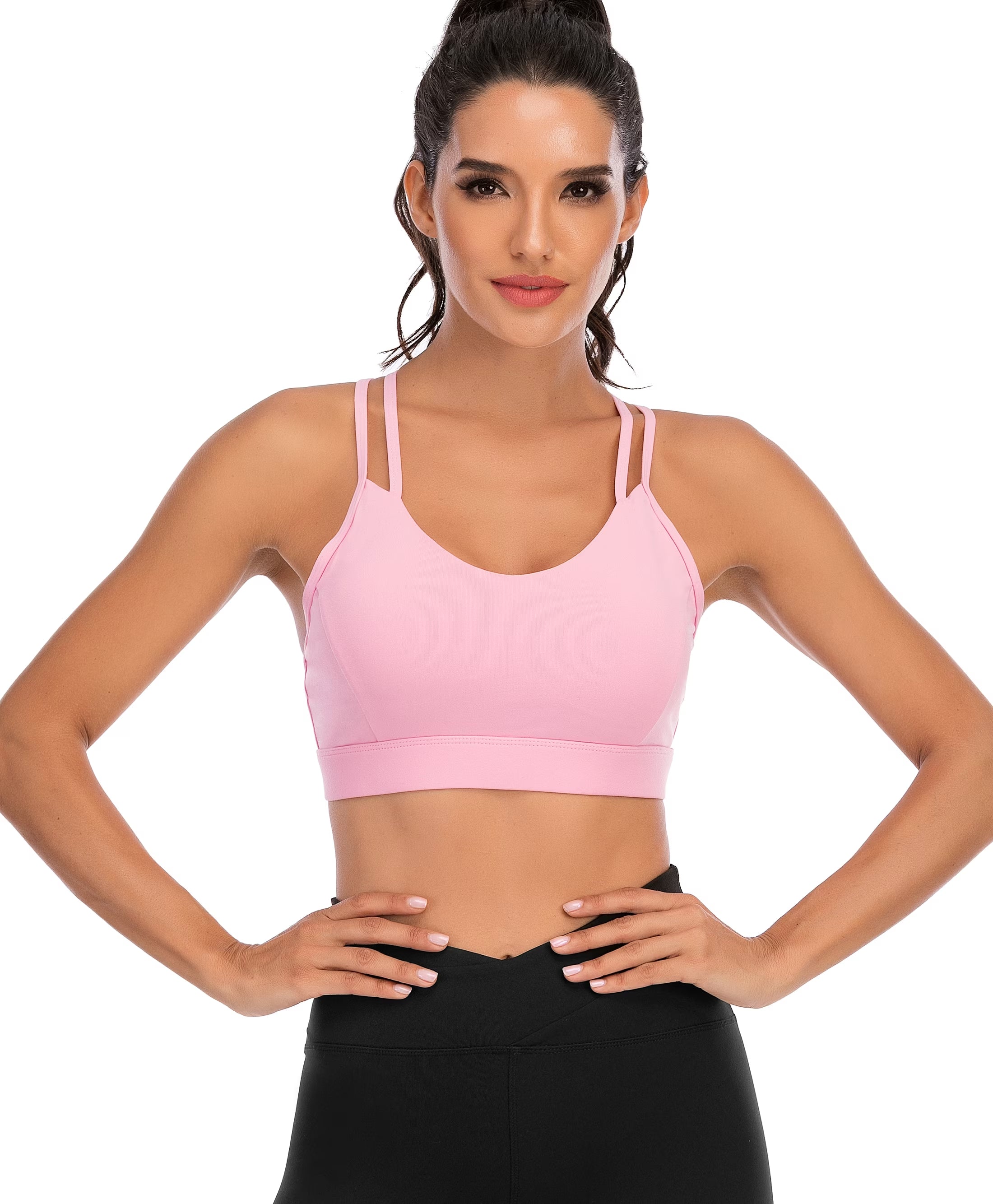 Strappy Back Medium Support Sports Bra