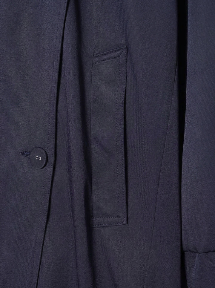 Cropped Double Breasted Trench Coat