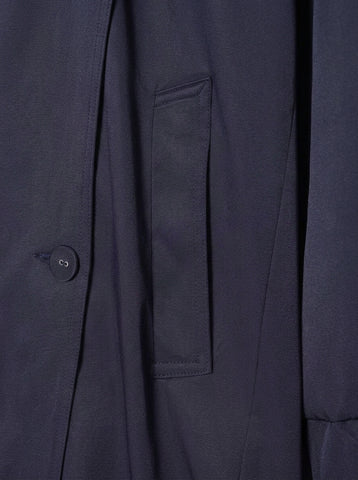 Cropped Double Breasted Trench Coat