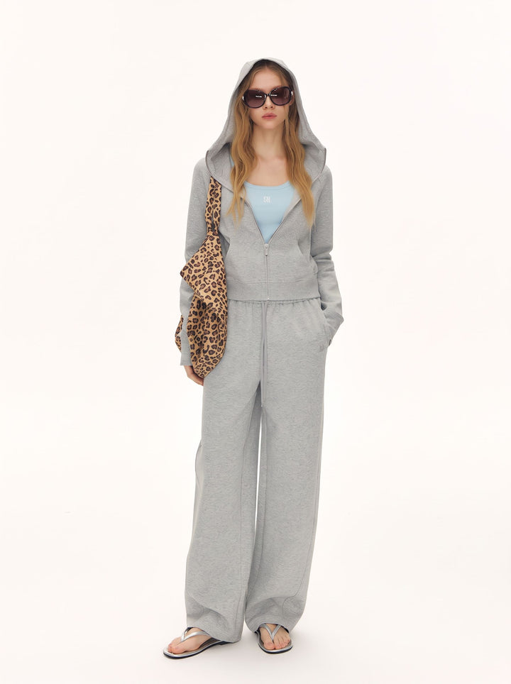 High Waisted Relaxed Fit Sweatpants