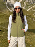 Lightweight Quilted Stand Collar Vest