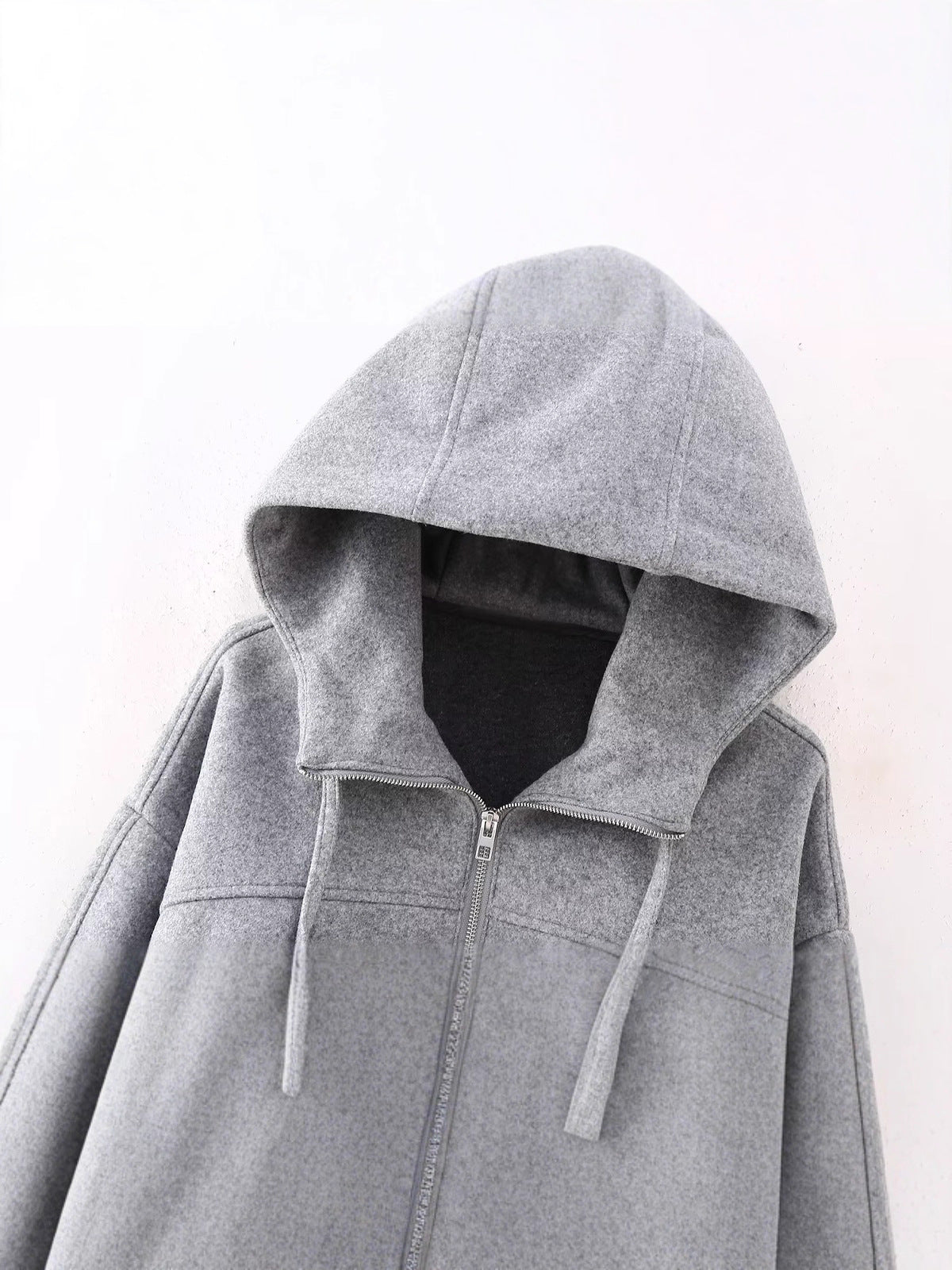 Cozy Cropped Zip Up Hoodie