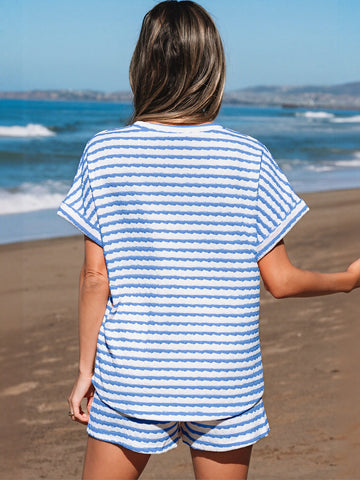 Relaxed Fit Pocket Detail Short Set