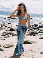 Floral Printed Ruched Two Piece Bikini