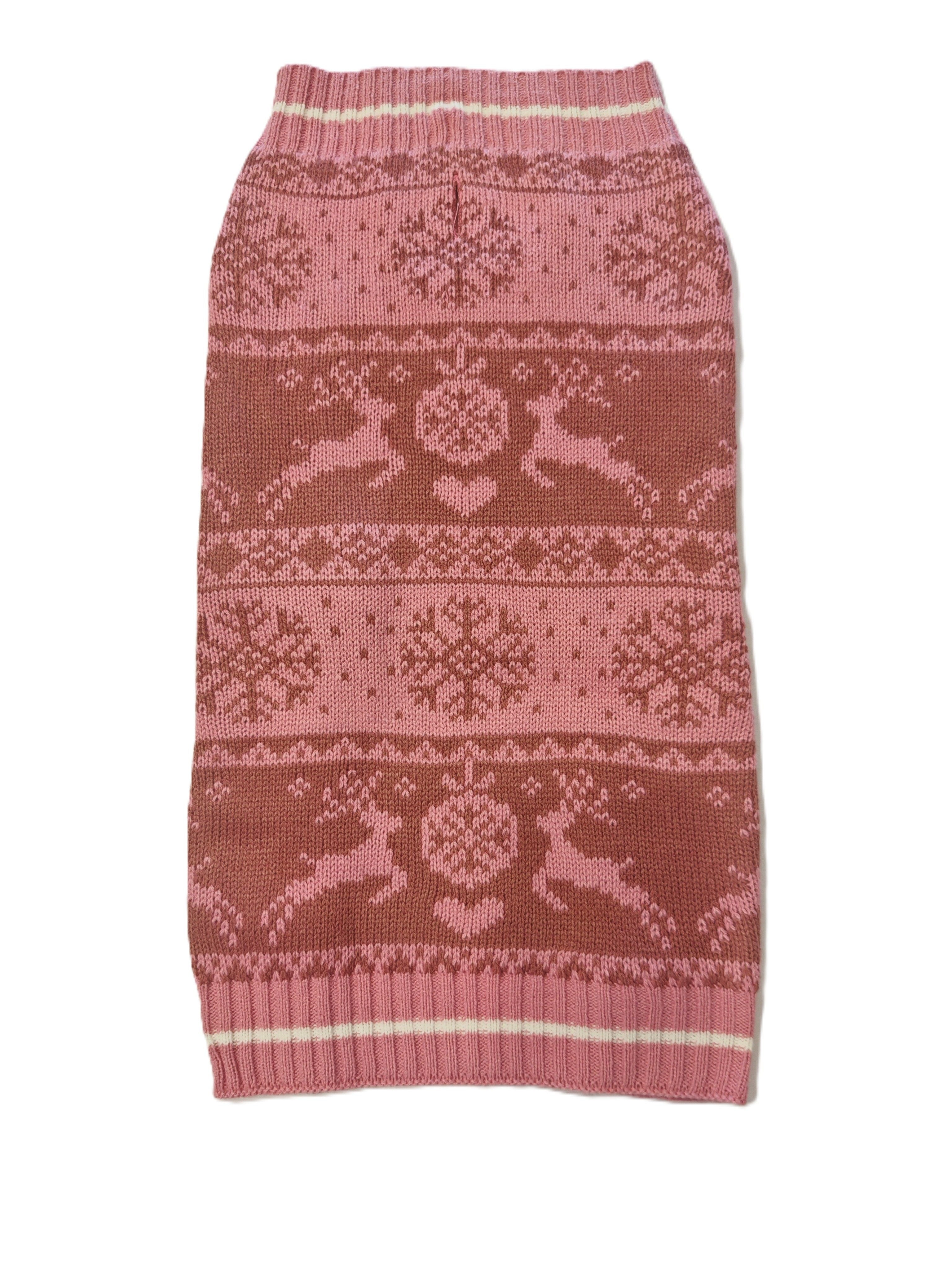 Cozy Festive Reindeer Dog Sweater
