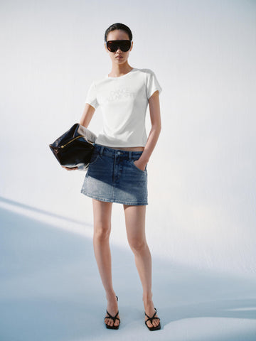 Denim Mini Skirts