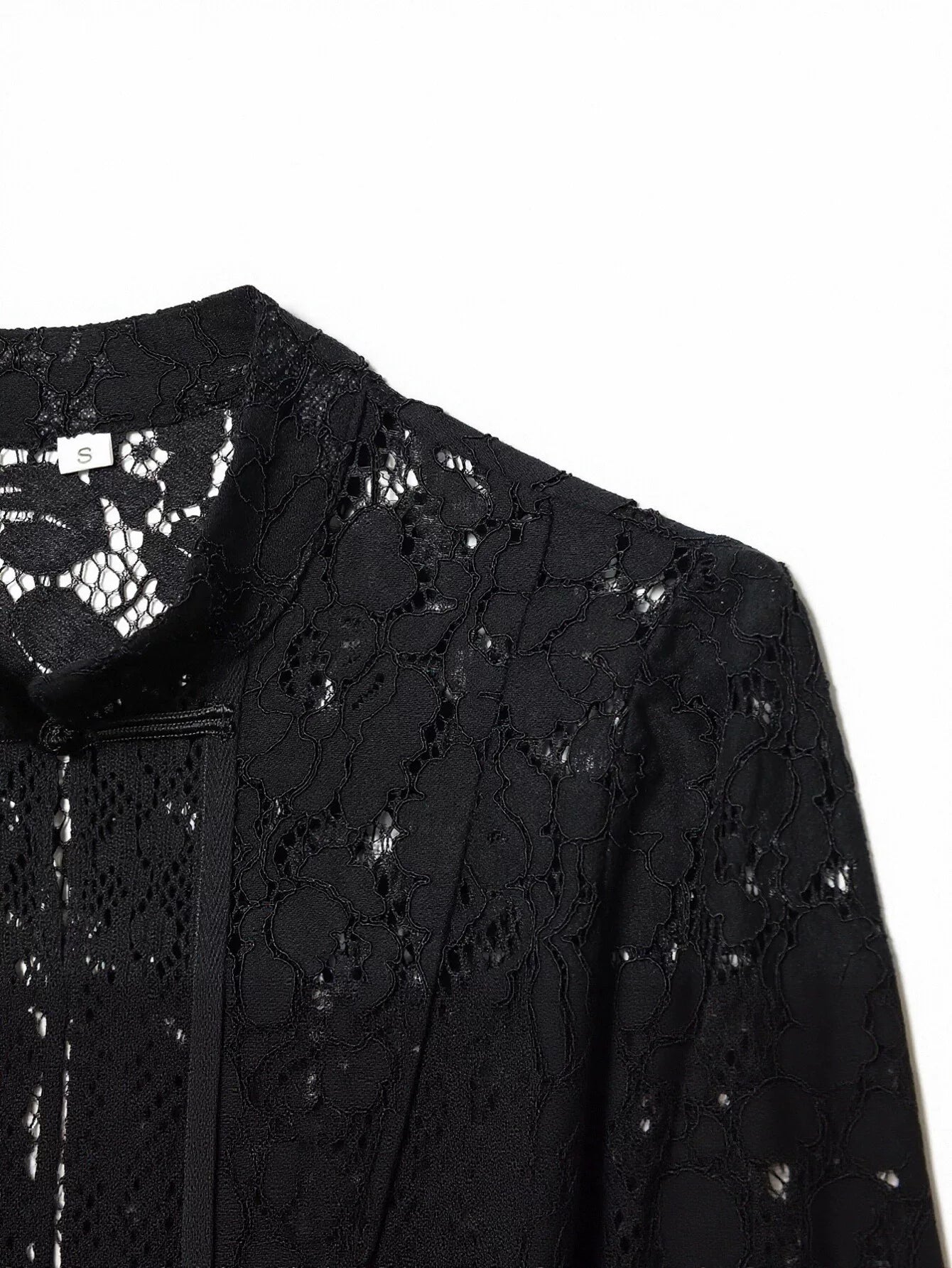 Elegant Floral Lace Blazer Jacket