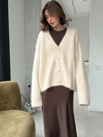 Cozy Oversized Button Up Cardigan