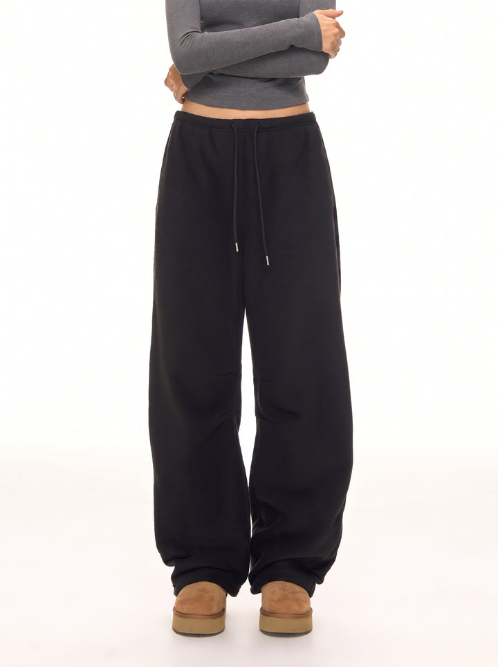 Cozy High Waisted Wide Leg Sweatpants