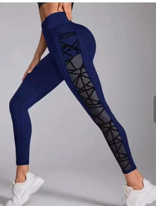 High Waisted Mesh Cutout Leggings