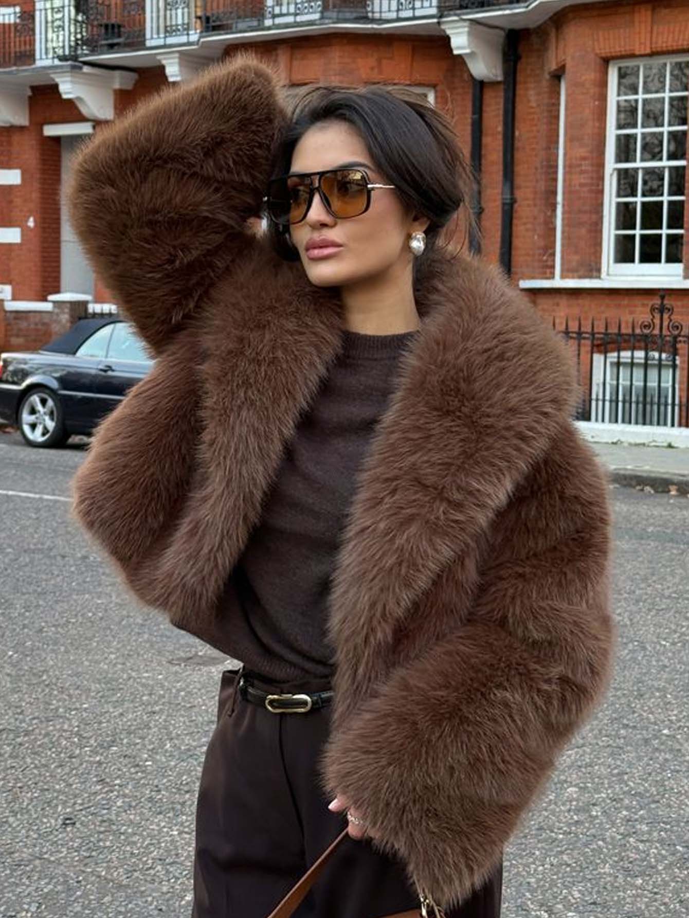 Cozy Plush Faux Fur Jacket