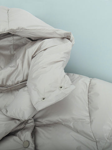 Oversized Shiny Puffer Jacket
