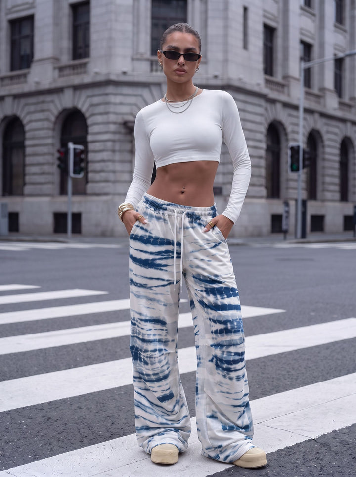High Waisted Tie Dye Lounge Pants