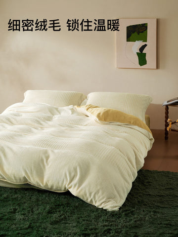 Anti Static Velvet Bedding Set