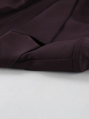 Tailored Peplum Wide Leg Pant Set
