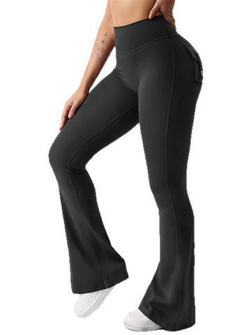Butt Lifting Cargo Flare Leggings