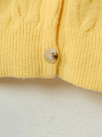 Cozy Cable Knit Button Cardigan