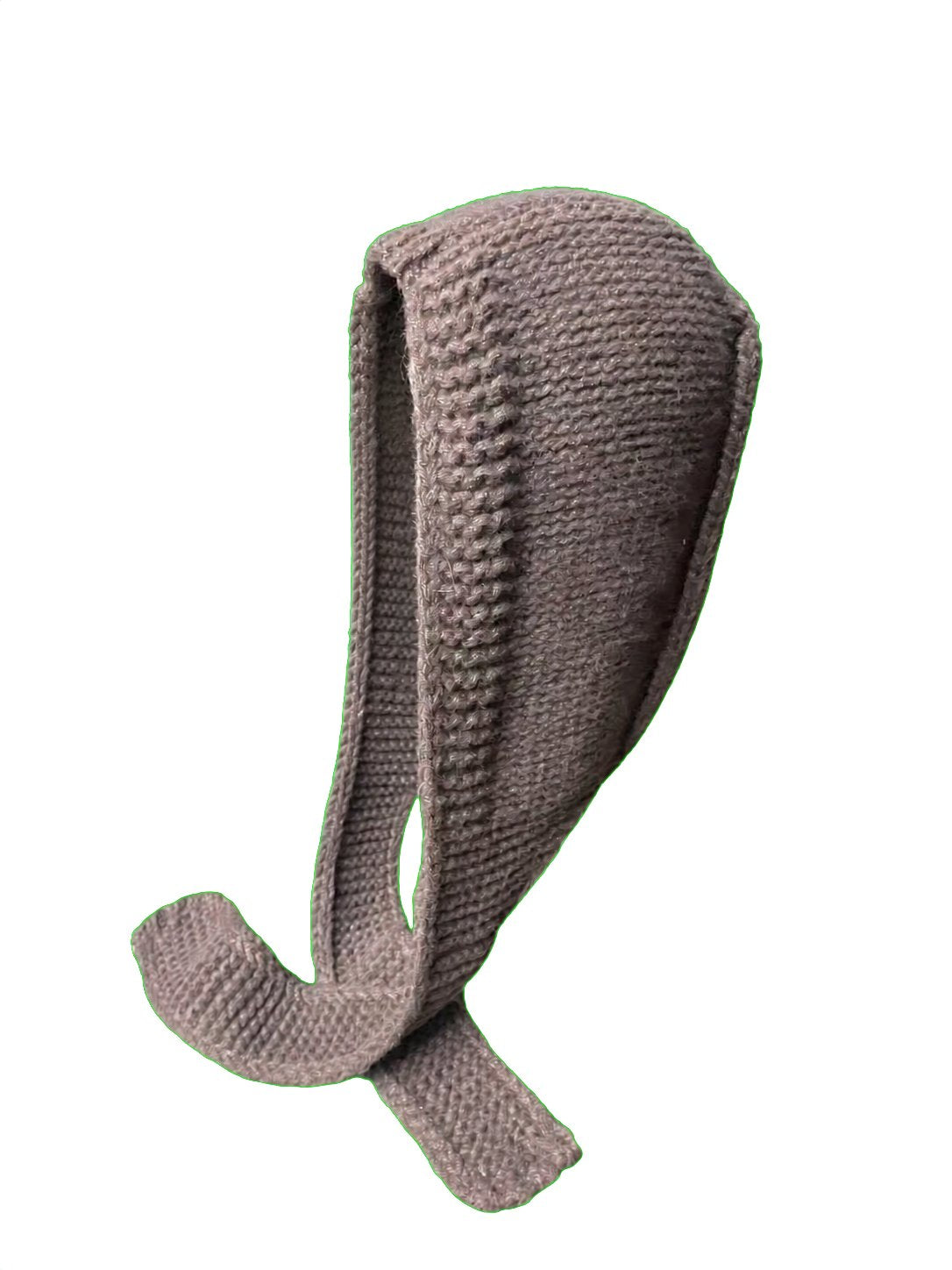 Cozy Ribbed Knit Balaclava Hat