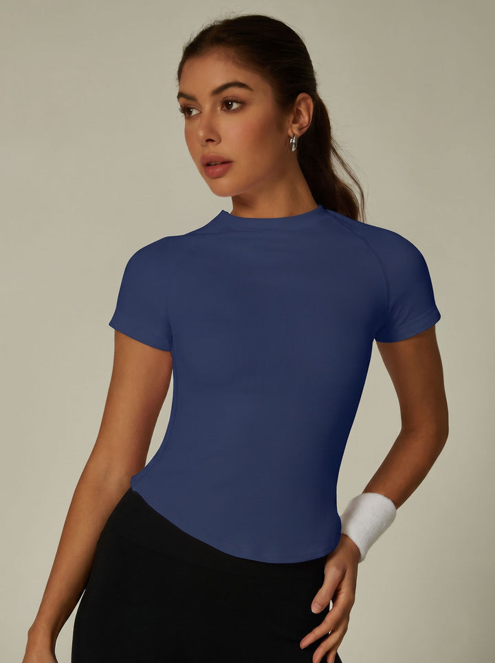 Seamless Form Fitting Athletic T Shirt