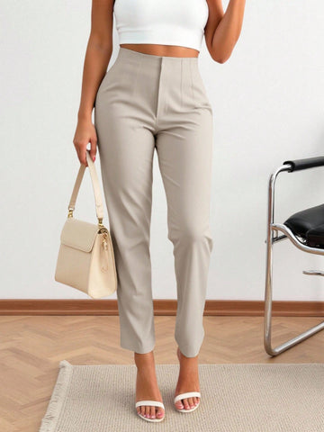 High Waisted Tailored Trousers