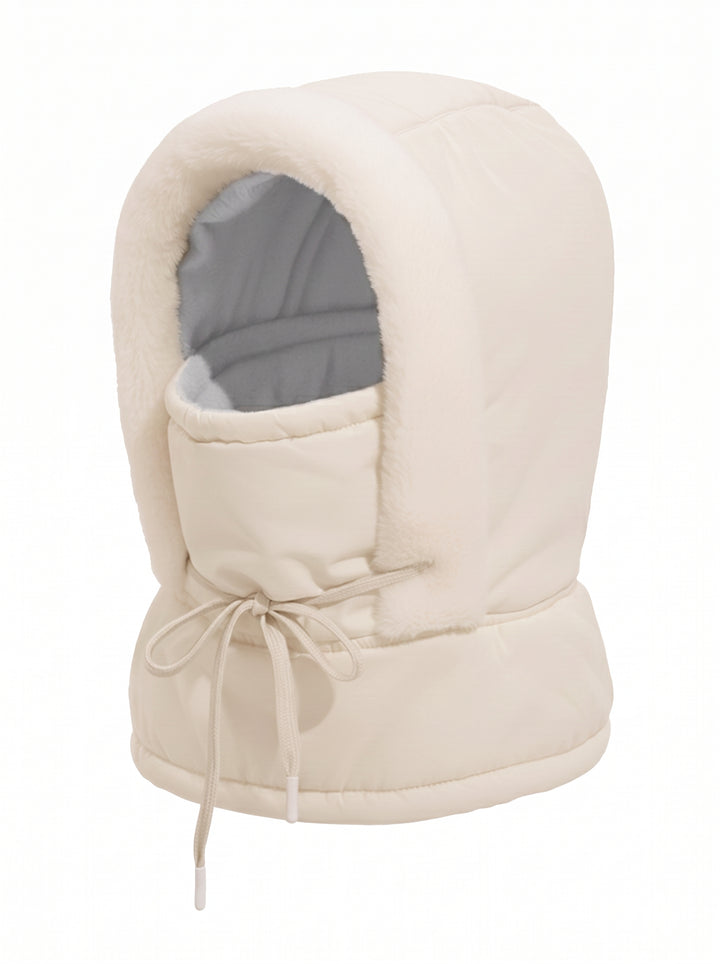 Cozy Padded Faux Fur Balaclava Hat