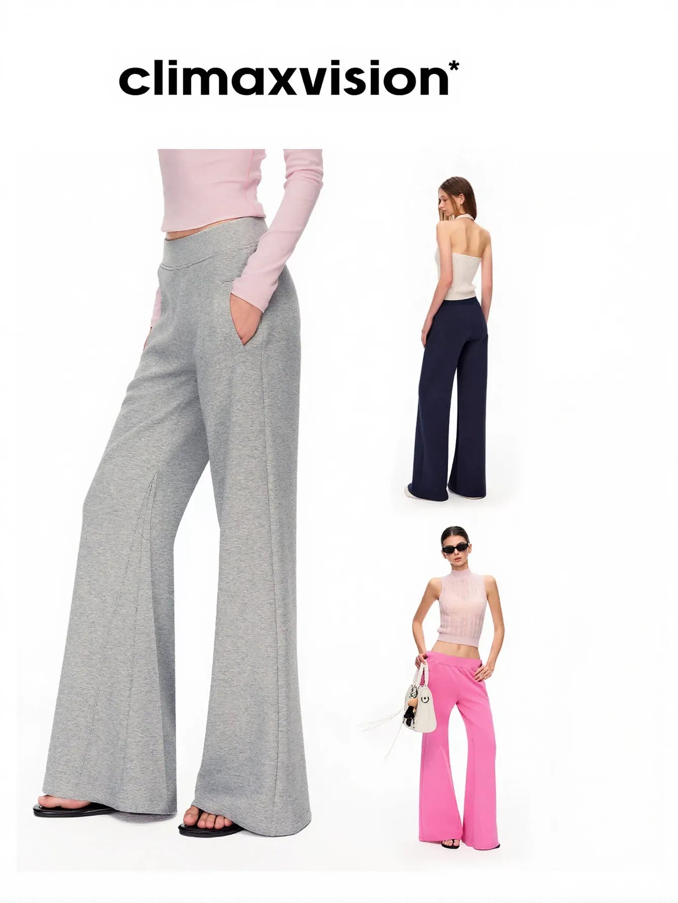 Comfy Low Rise Wide Leg Pants