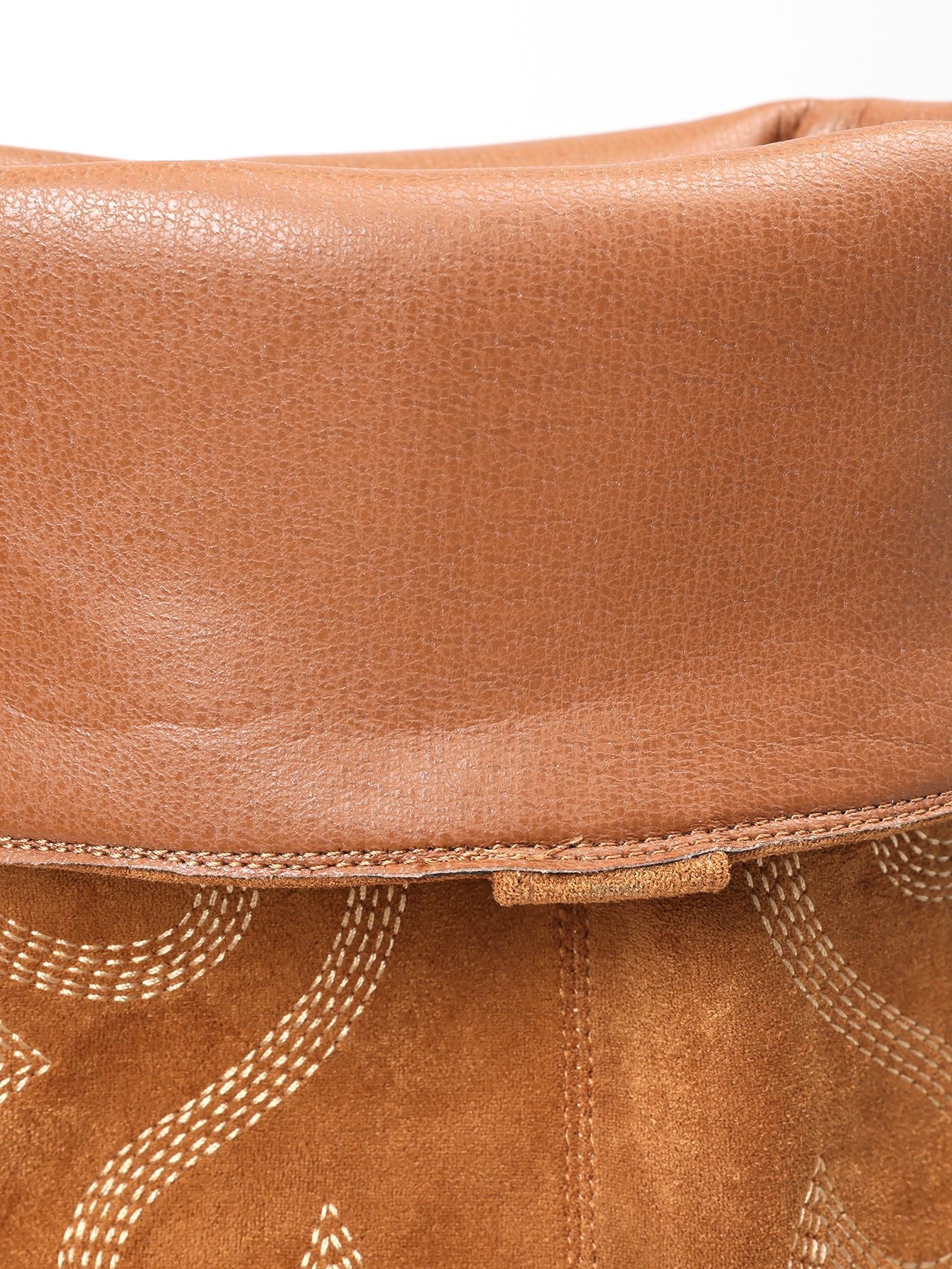 Embroidered Suede Stiletto Western Boots