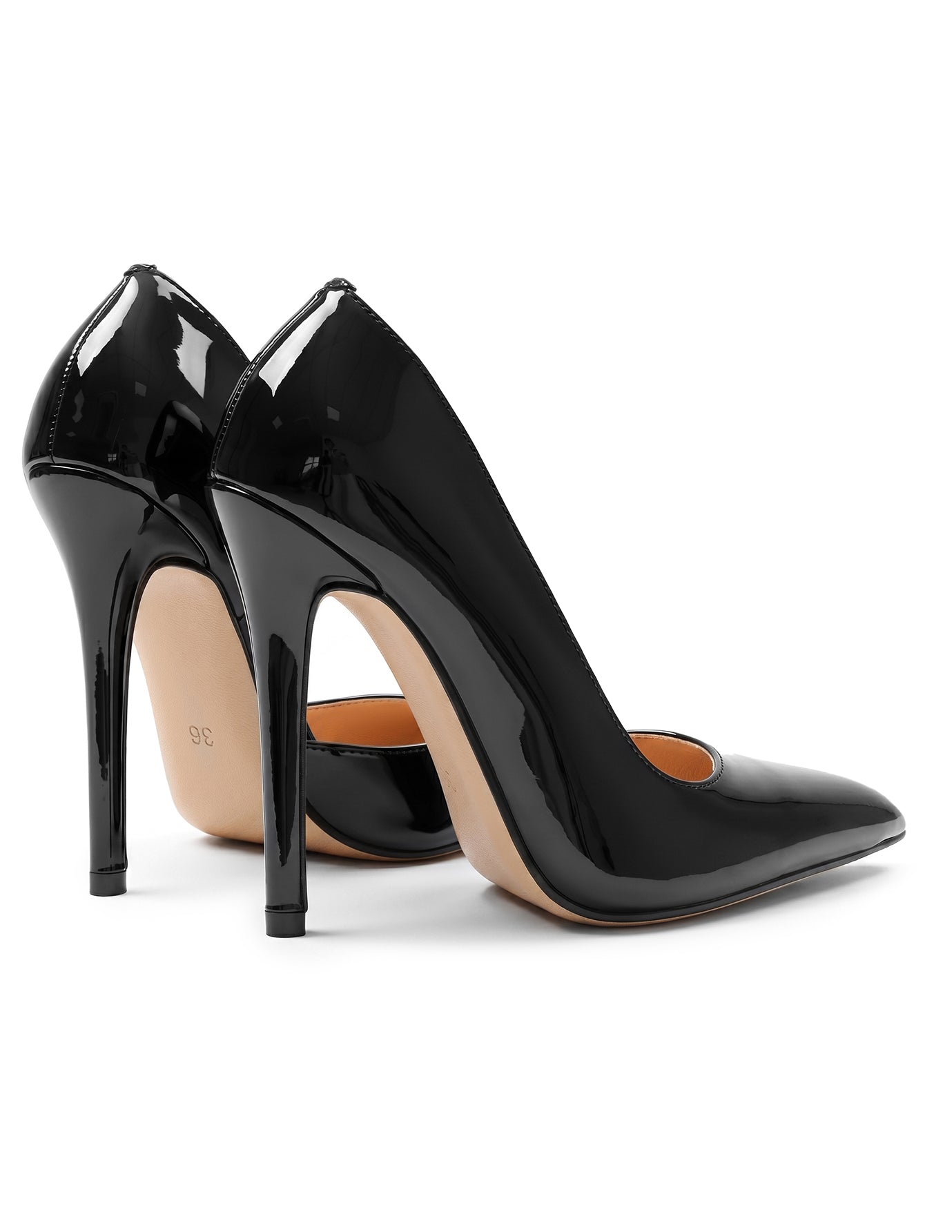 Classic Patent Pointed Toe Stiletto Heels