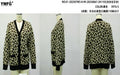 Oversized Leopard Print Knit Cardigan