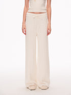 Cozy Cable Knit Wide Leg Pants
