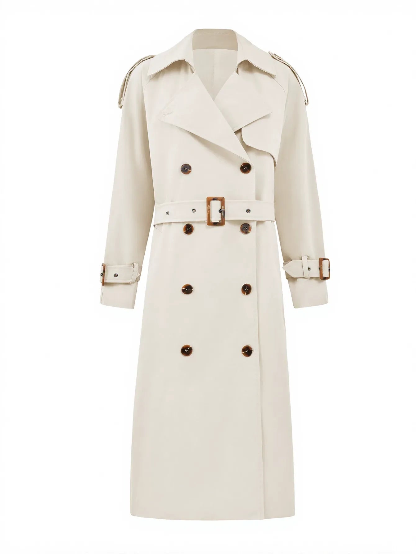 Classic Double Breasted Trench Coat