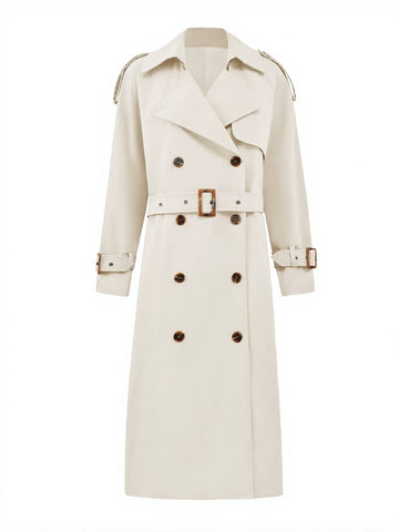 Classic Double Breasted Trench Coat