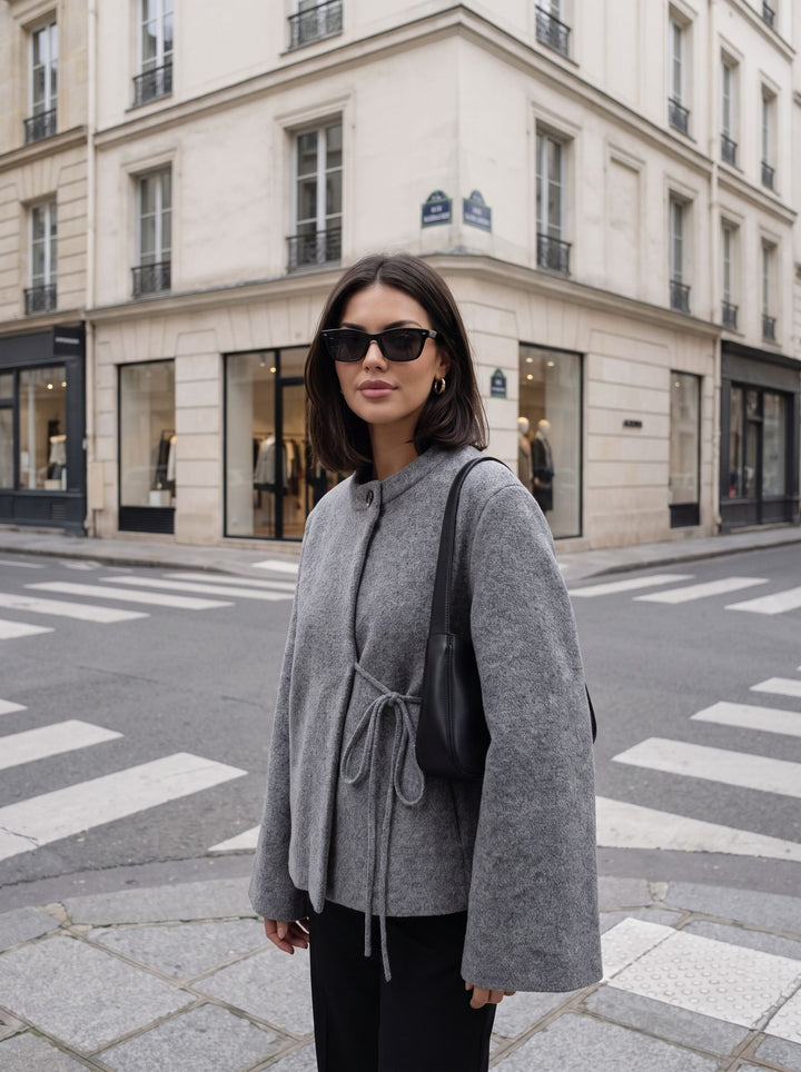 Cozy Tie Waist Knit Cardigan