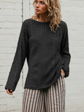 Cozy Cable Knit Pullover Sweater