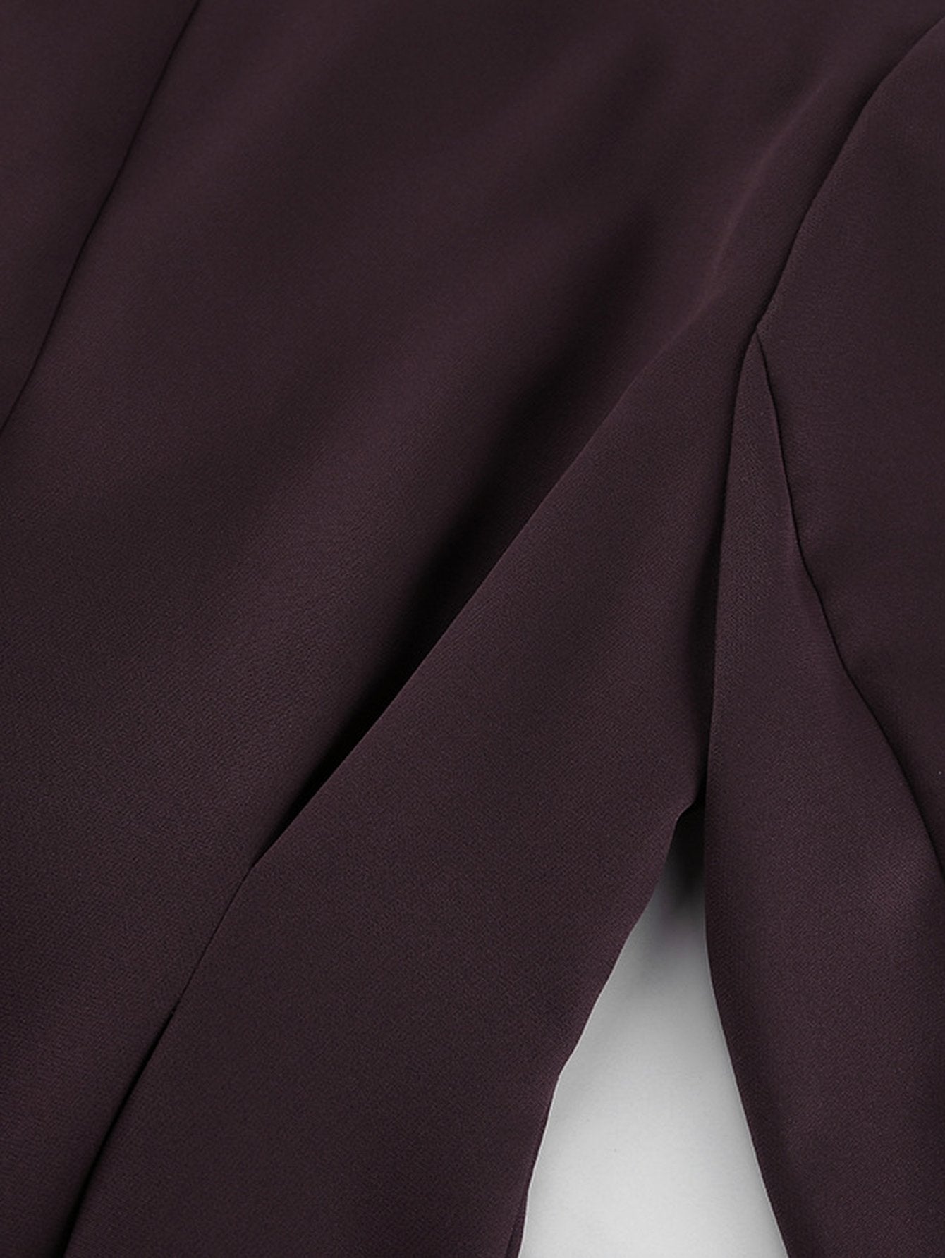 Tailored Peplum Wide Leg Pant Set
