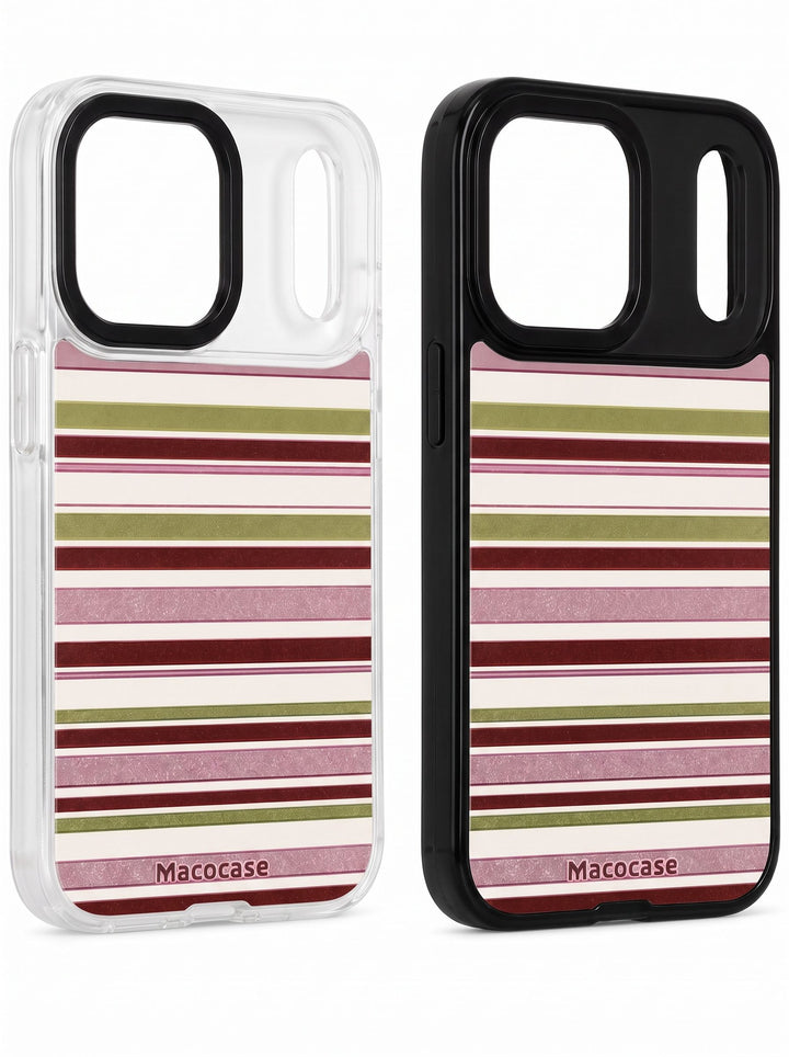 Multicolor Striped Pattern Phone Case