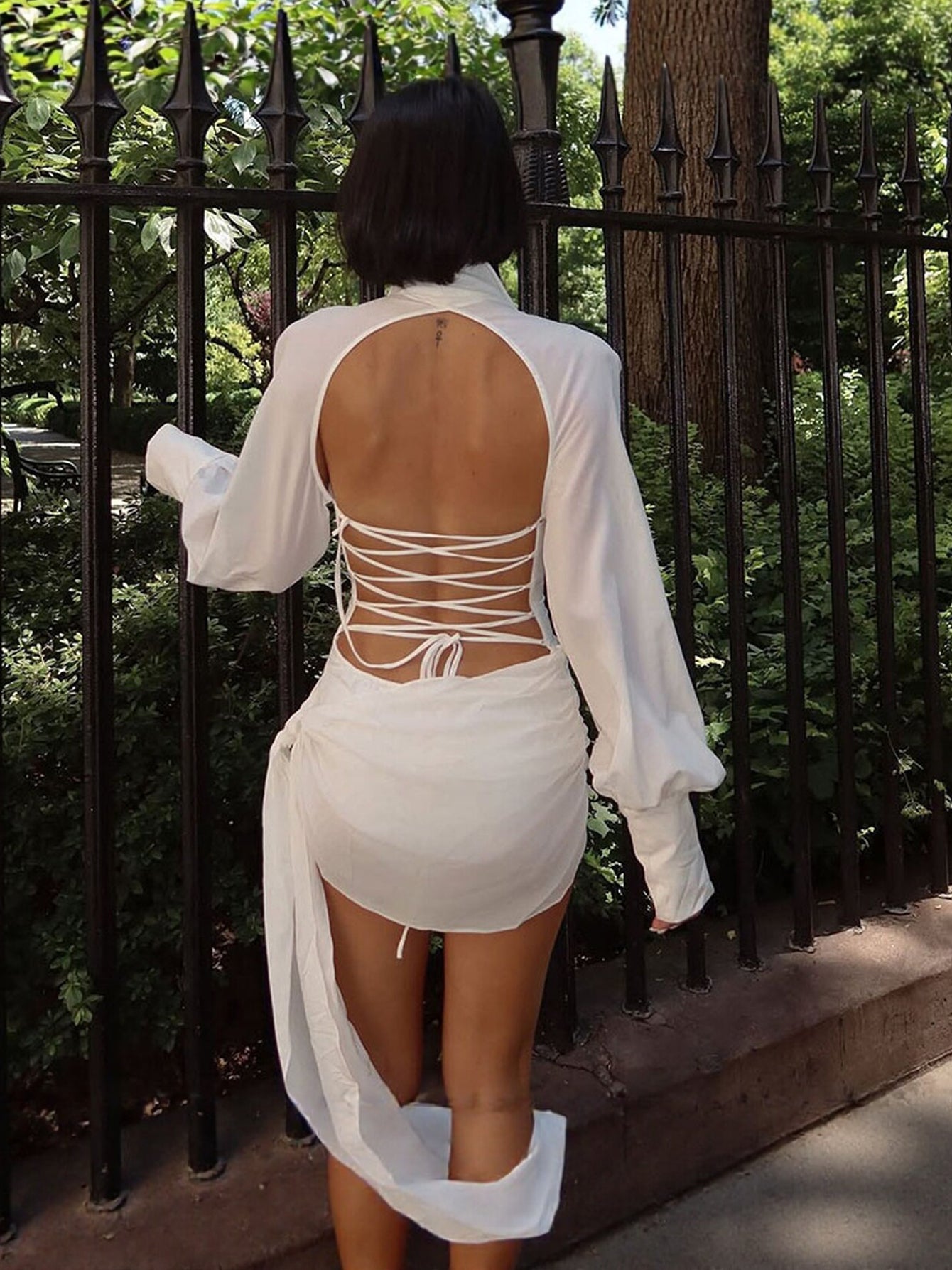 Draped Design Elegant Jumpsuit