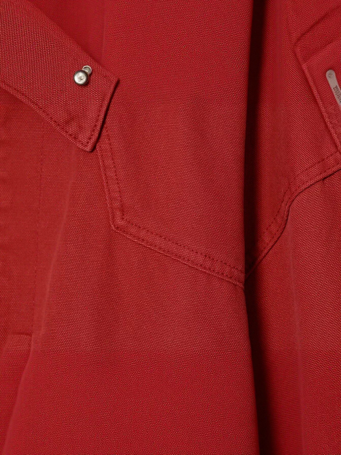 Oversized Zip Up Canvas Jacket