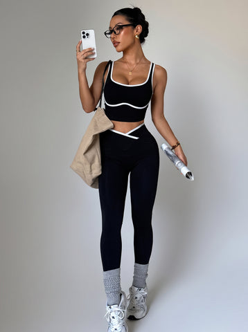 Seamless Sculpting V Waist Workout Set