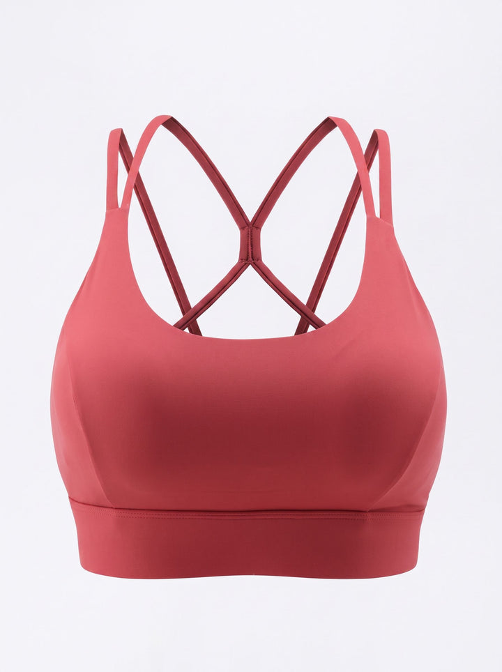 Strappy Back Medium Support Sports Bra