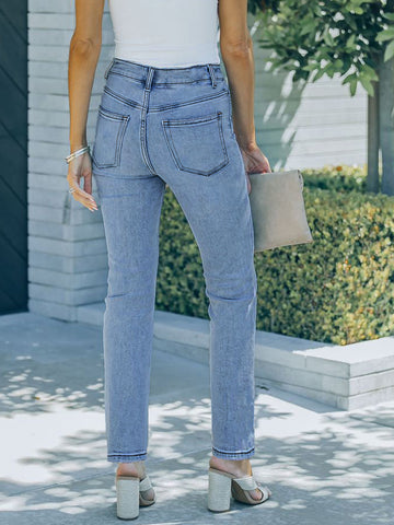 High Rise Slim Fit Jeans