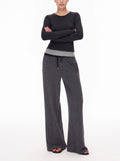 Comfy Striped High Waist Lounge Pants