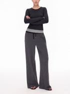 Comfy Striped High Waist Lounge Pants