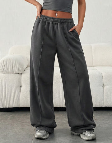 High Waisted Relaxed Fit Comfy Sweatpants