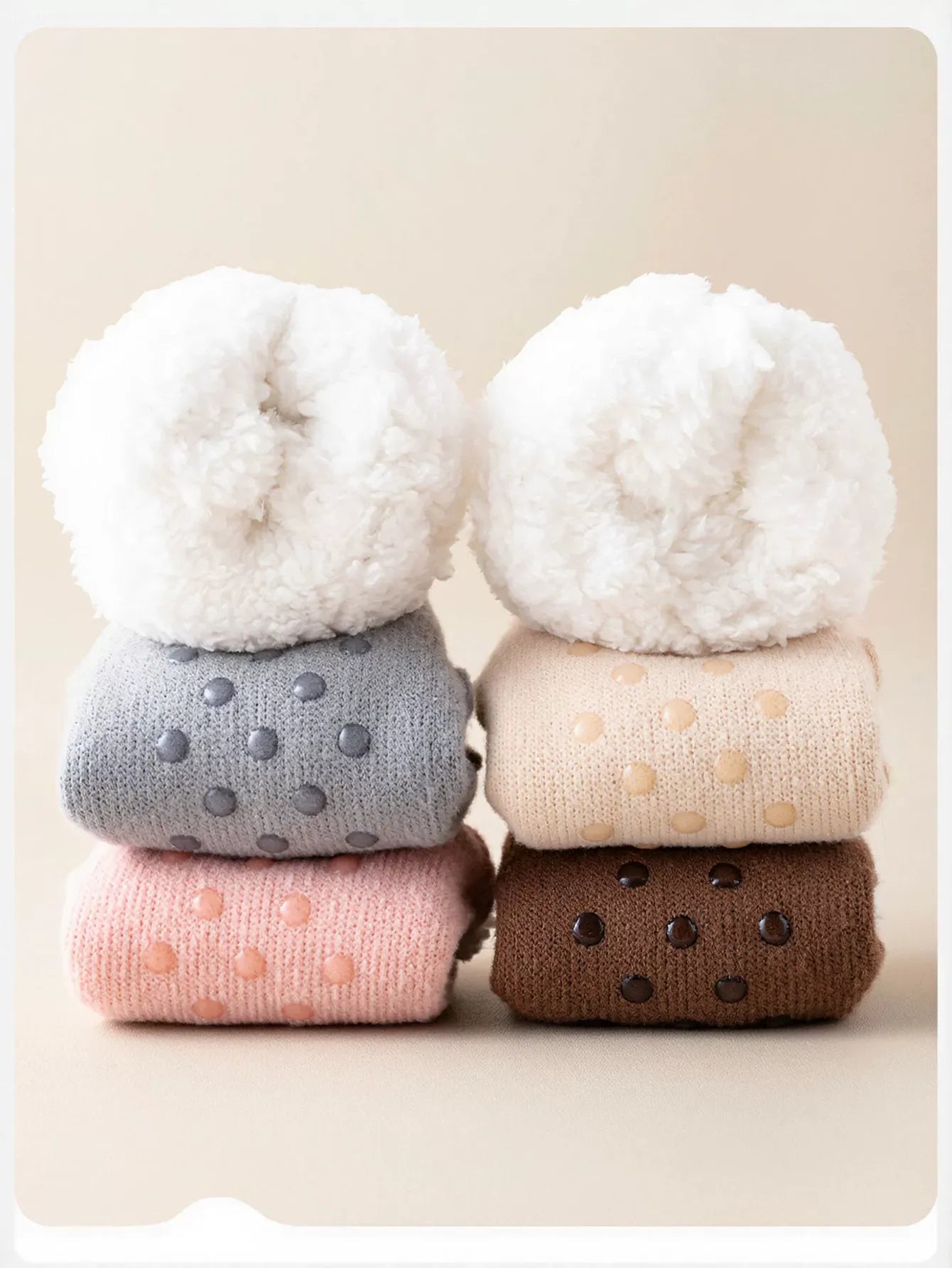 Cozy Plush Lined Slipper Socks