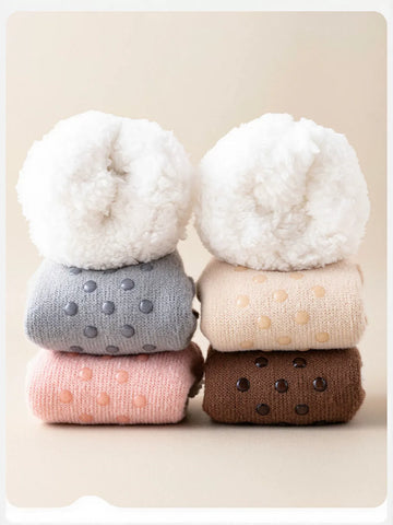 Cozy Plush Lined Slipper Socks